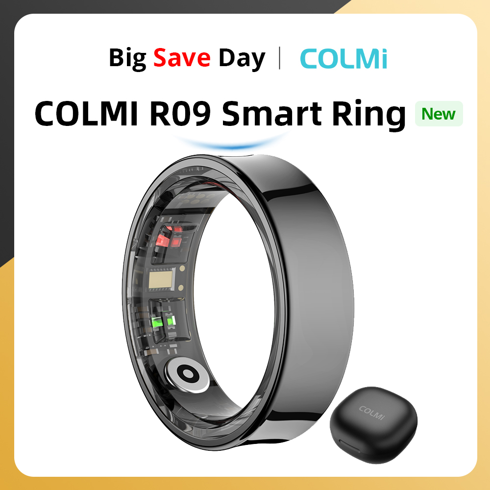 Smart Ring Health - 2024 COLMI R09 Inteligentny pierścień Mężczyźni