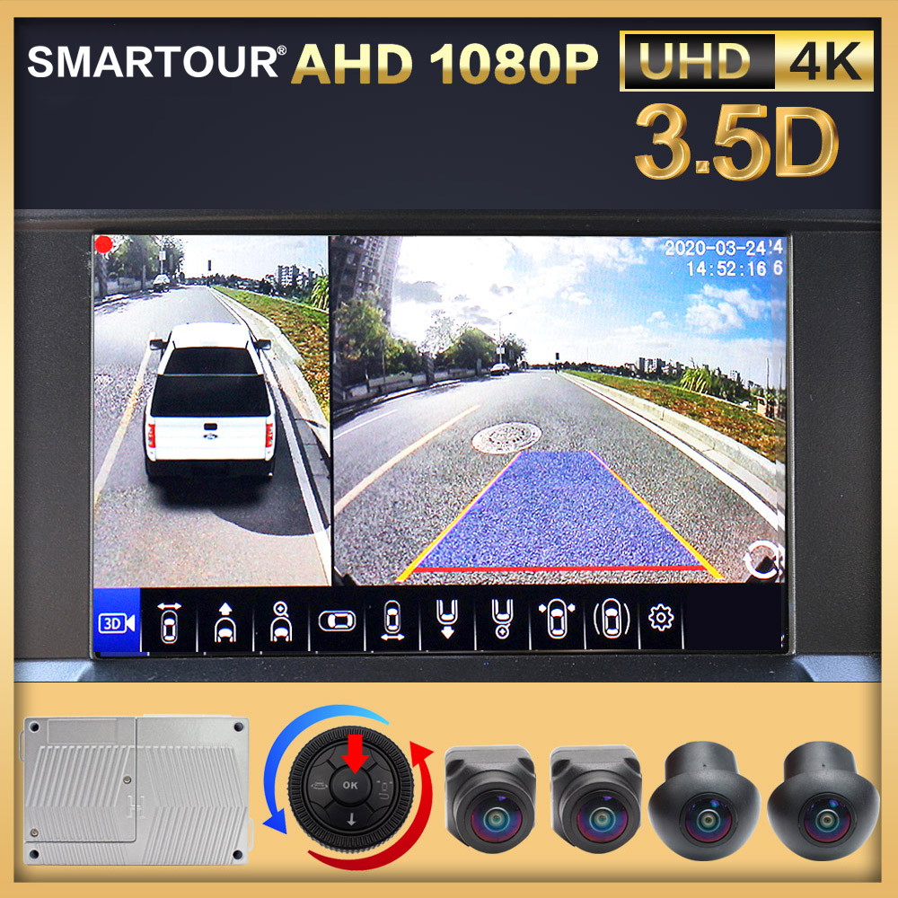 Action Camera 4K - SMARTOUR HD 1080P 3.5D 360-stopniowy widok