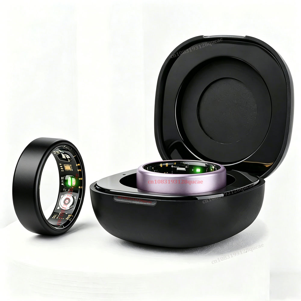 Smart Ring Health - Inteligentny pierścień R10 z etui ładującym,