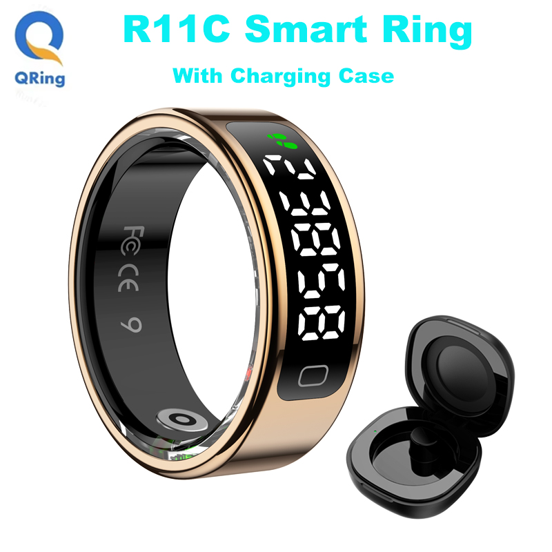 Smart Ring Health - AMZMAX R11C ekran wyświetlacza inteligentny pierścień