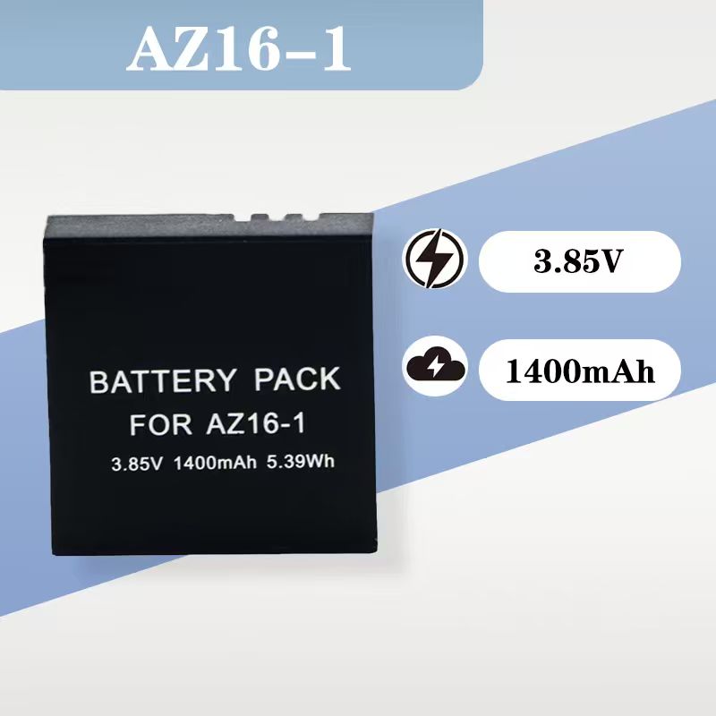 Action Camera 4K - Bateria 3.85V 1400mAh AZ16-1 do kamery