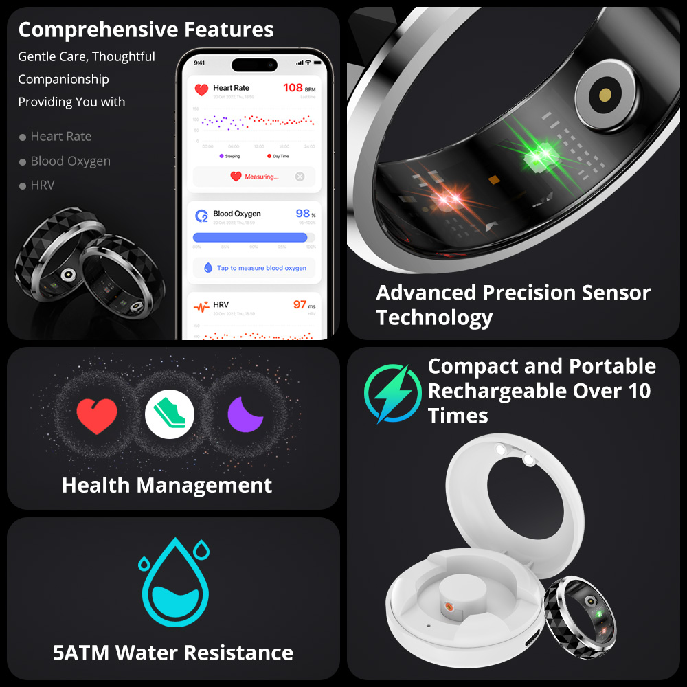 2024 COLMI R11 Smart Ring, Fid – Smart Ring Health recenzja i cena
