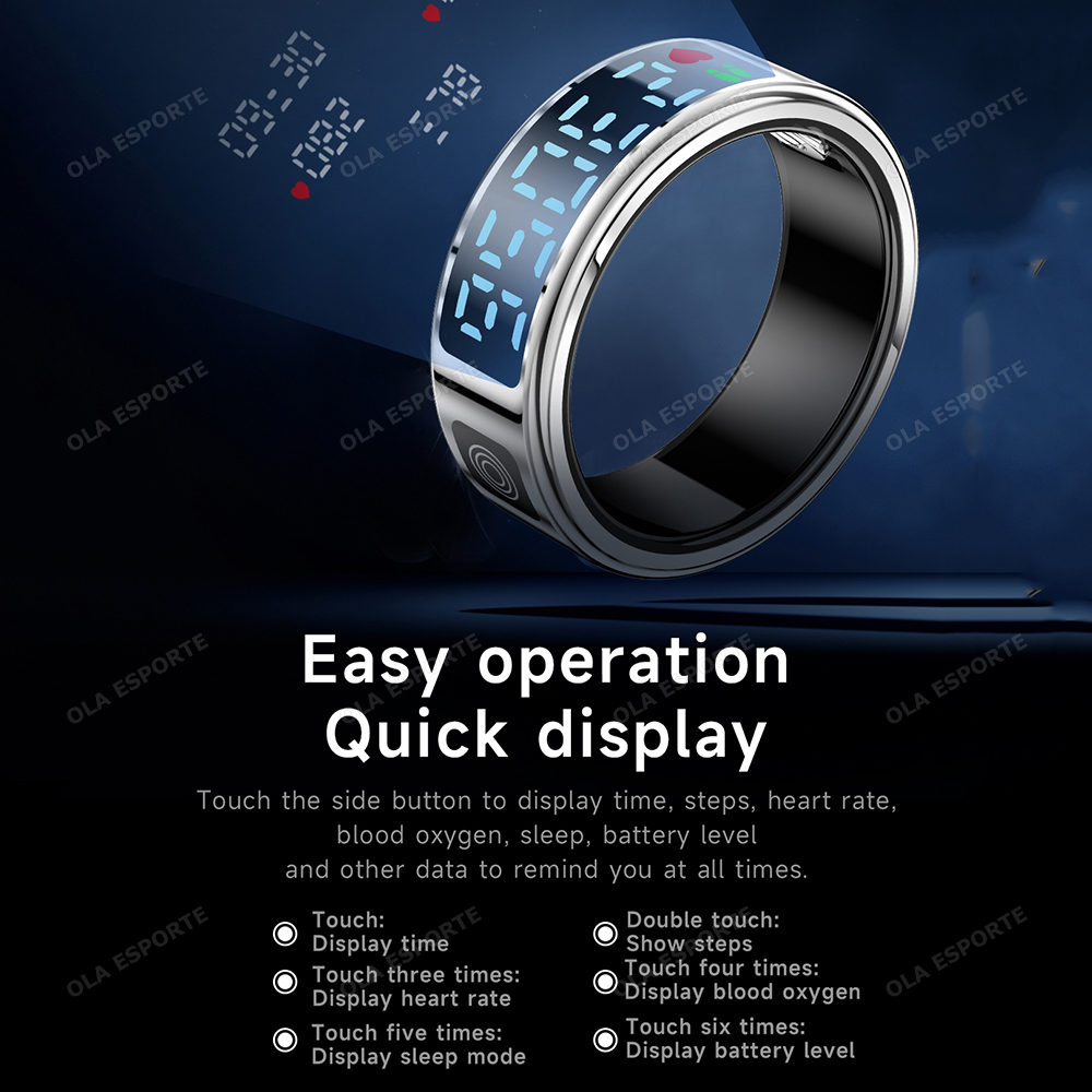 Inteligentny pierścień z funkc – Smart Ring Health recenzja i cena