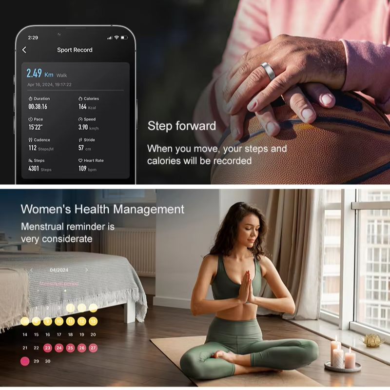 Inteligentny Pierścień dla Kob – Smart Ring Health recenzja i cena