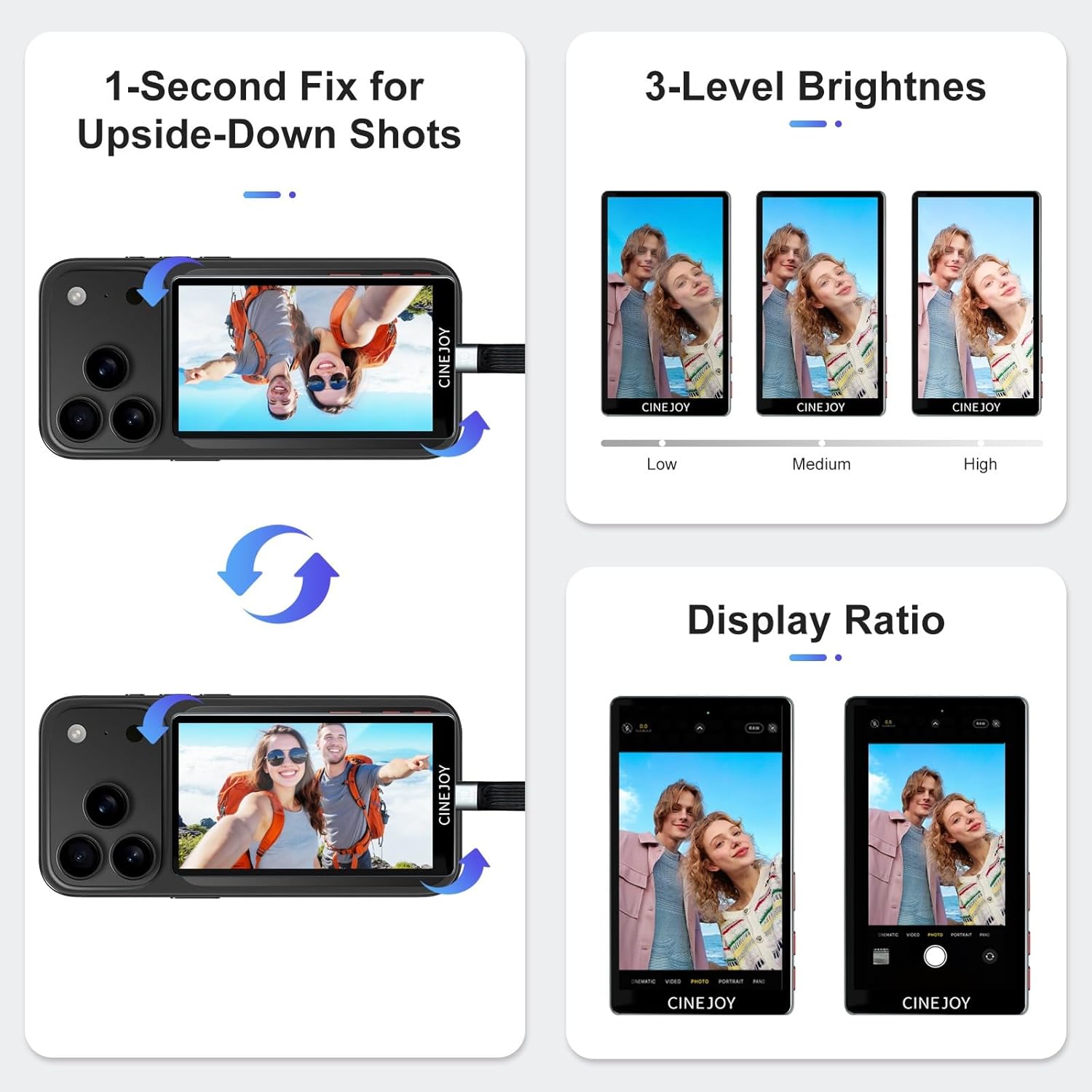 CineJoy M2 Monitor do Selfie B – Action Camera 4K recenzja i cena