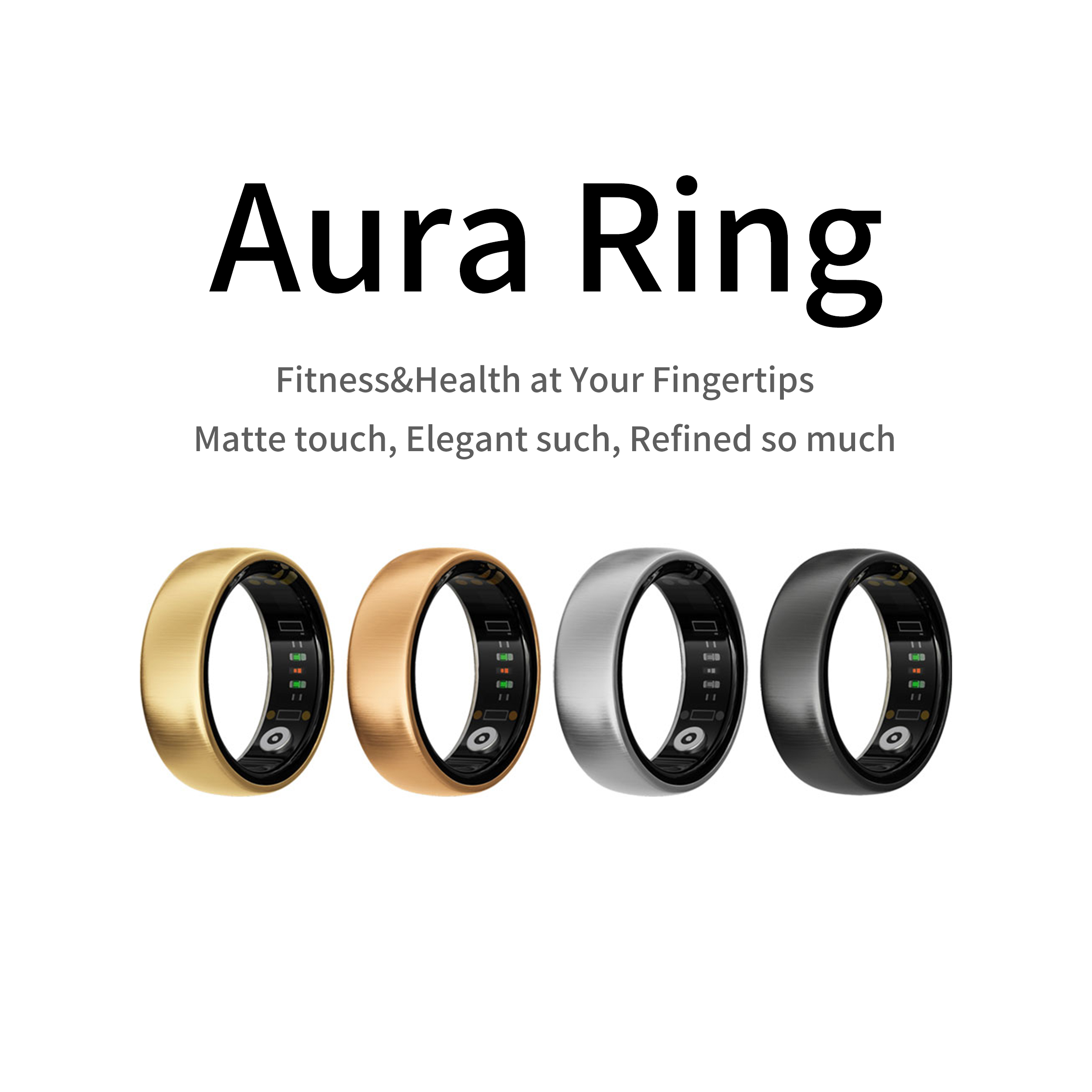 AURA Matt Smart Ring Fitness S – Smart Ring Health recenzja i cena