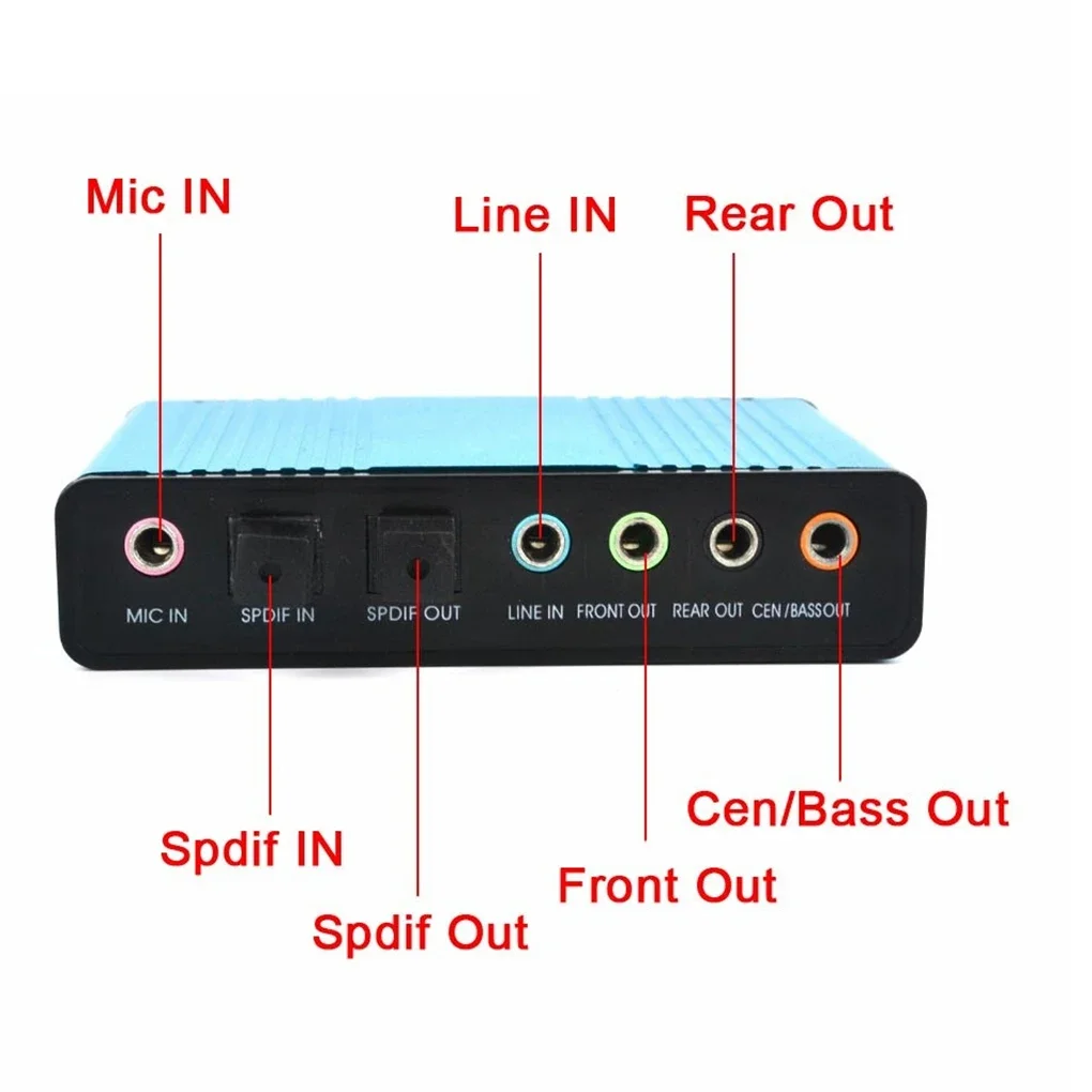 Karta dźwiękowa USB 2.0 6-kana – Usb Sound Card External recenzja i cena