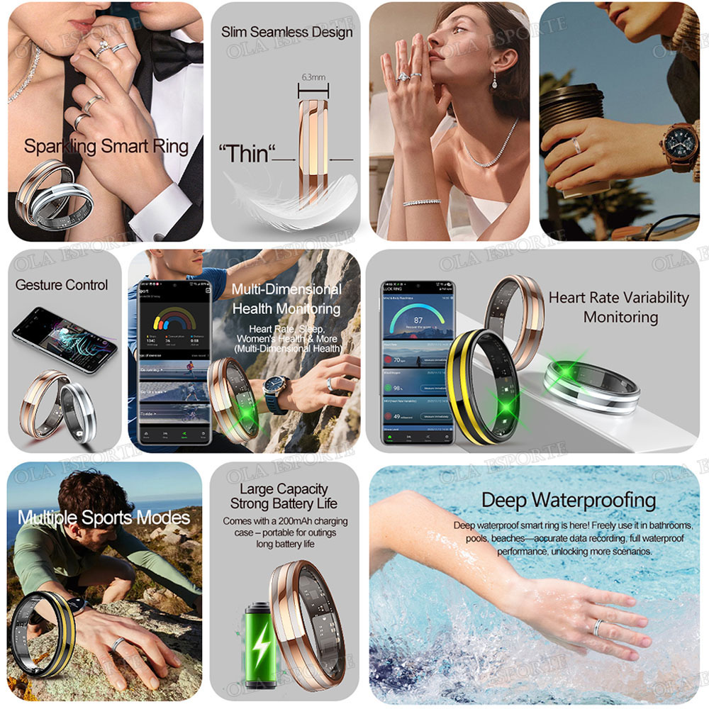 Inteligentny pierścień z czujn – Smart Ring Health recenzja i cena