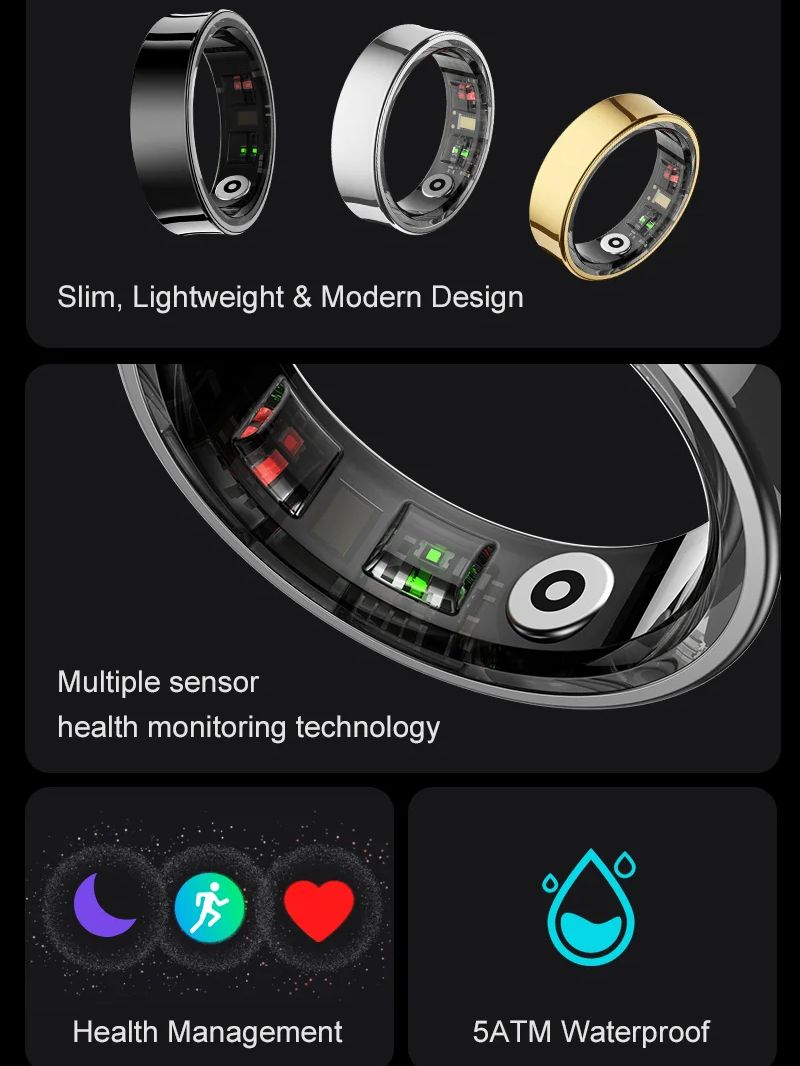 Nowy inteligentny pierścień R0 – Smart Ring Health recenzja i cena